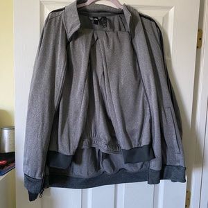 Gray Adidas Tracksuit Set